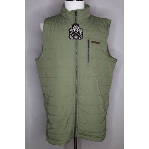 NWT- Springfield Armory Puff Vest Men’s XL Green - Picture 1 of 4